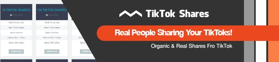 RealSocialz TikTok shares